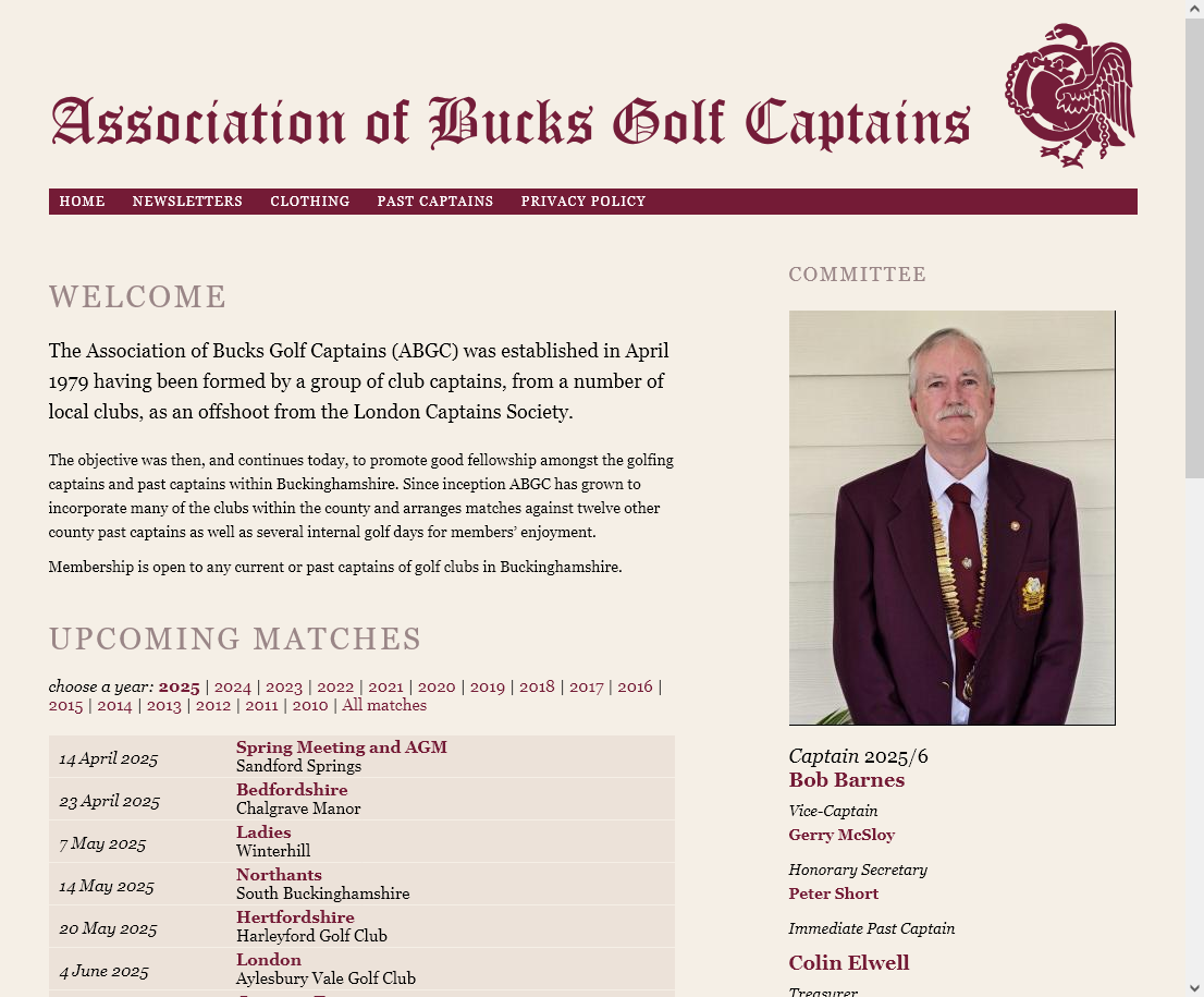 ABGC homepage